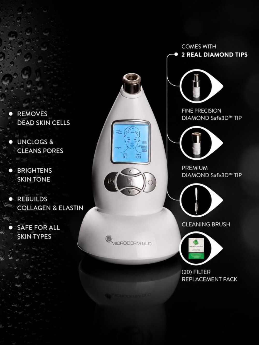 Microderm GLO Diamond Microdermabrasion Machine and Suction Tool - Picture 6 of 7